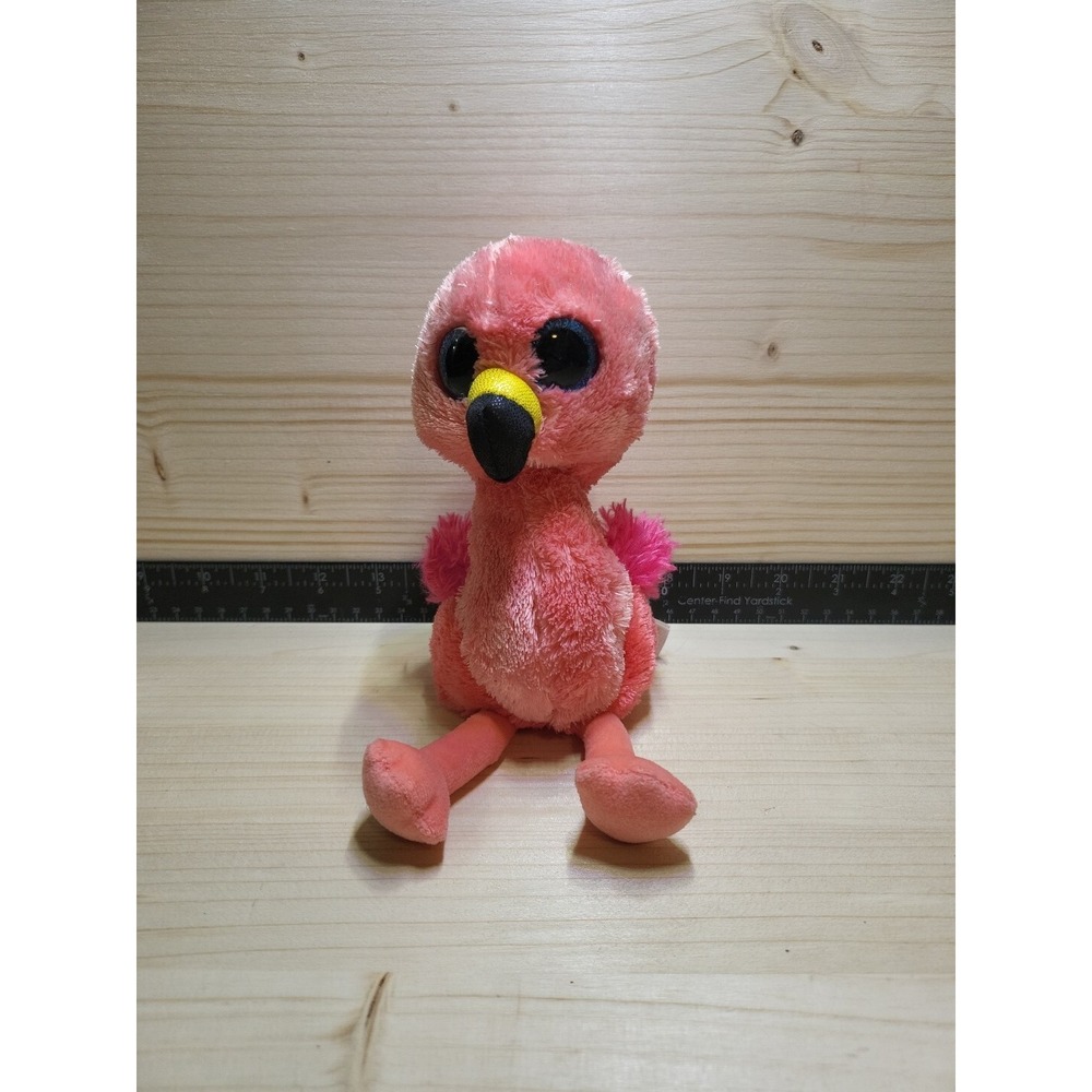 Ty Beanie Baby 2017 Retired Beanie Boos "Gilda" The Sweet Pink Flamingo